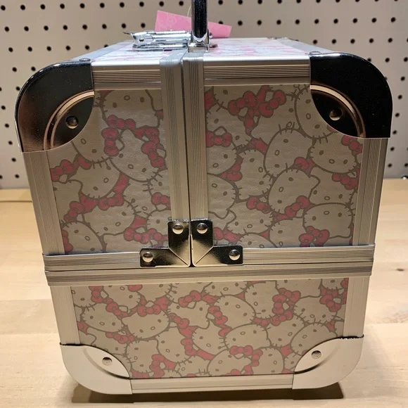 SANRIO HELLO KITTY IMPRESSIONS VANITY SLAYCUBE MAKEUP TRAVEL TRAIN CASE - Picture 5 of 10